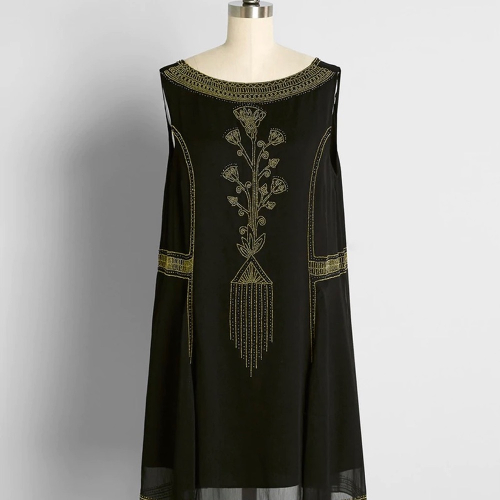 ModCloth Dashingly Art Deco Mini Dress NWT